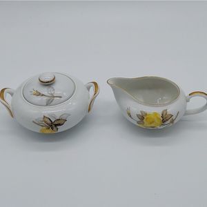 Vintage Cotillion Sugar‎ and Creamer Set